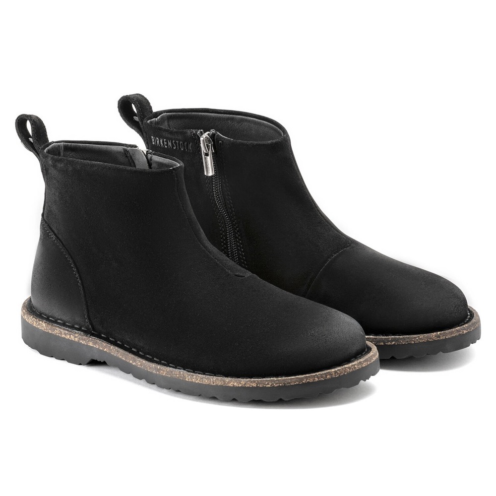 Birkenstock Melrose Boot in black suede size 9/9.5
